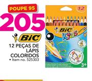Bic 12 Pecas de lapis Coloridos