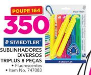 Staedtler sublinhadores Diversos triplus 8 pecas