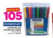 Staedtler Canetas De Filtro De Fibra