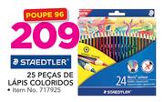 Staedtler 25 Pecas De lapis Coloridos