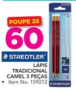 Staedtler lapis tradicional Camel 3 Pecas