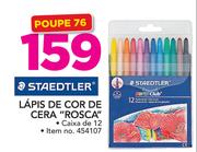 Staedtler lapis De Cor De Cera "Rosca"