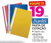 Bantex pasta de cotação-cada
