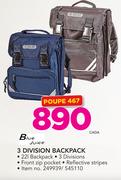 Blue Juice 3 Division Backpack-cada