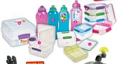 Sistema tigela Plastica em formato de cubo-1.4Ltr cada