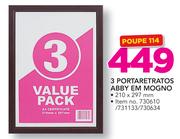 3 portaretratos Abby Em Mogno-210 x 297mm