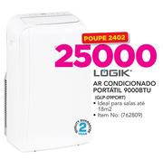 Logik AR Condicionado Portatil 9000 BTU GLP-09PORT