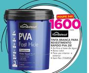 Homestead Tinta Branca Para Revestimento Rápido PVA-20Ltr