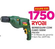 Ryobi Berbequim Com Cabo 500W HID-500