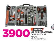 Stramm Kit de ferramenta com pasta 69 pecas