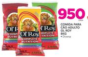 Comida Para Cao Adulto Ol'Roy-8Kg cada