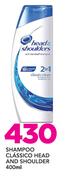 Shampoo Clasico Head & Shoulder-400ml