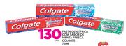 Pasta Dentifrica Com Sabor De Menta Fresca Colgate-75ml cada
