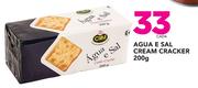 Água E Sal Cream Cracker-200g cada
