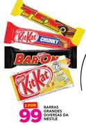 Barras Grandes Diversas Da Nestlé-For 2