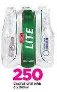 Castle Lite NRB-6 x 340ml