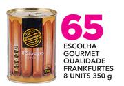 Gourmet Qualidade Frankfurter 8 Units-350g
