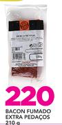 Bacon Fumado Extra Pedaços-210g
