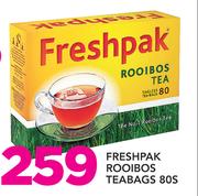Freshpak Rooibos Teabags-80s