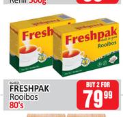 Freshpak Rooibos-For 2 x 80's Pack