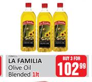 La Familia Olive Oil Blended-For 3 x 1Ltr