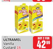 Ultramel Vanilla Custard-For 2 x 1ltr