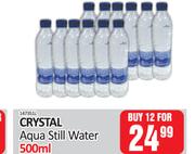 Crystal Aqua Still Water-For 12 x 500ml