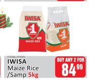 Iwisa Maize Rice/Samp-For Any 2 x 5Kg