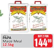 Papa Maize Meal-For 2 x 12.5Kg