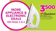 Binatone Dry Iron DI108