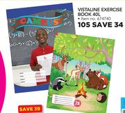 Vistaline Exercise Book 40L