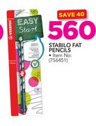 Stabilo Fat Pencils