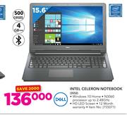 Dell 15.6" Intel Celeron Notebook 3552