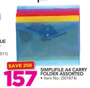 Simplifile A4 Carry Folder