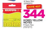 Kores Yellow Notes