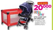 Little One Vito Camp Cot Or Stroller-Each