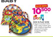 Babygro Kick N Play Gym-Each