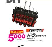 Stramm 18 Piece Screwdriver Set SMM9476