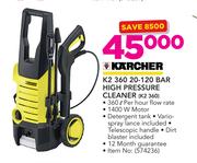 Karcher K2 360 20-120 Bar High Pressure Cleaner K2 360