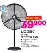 Logik 75cm Pedestal Fan