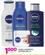 Nivea Assorted Lotion-400ml Each