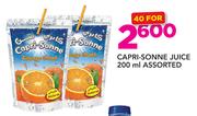 Capri Sonne Juice Assorted-40x200ml