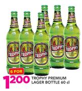 Trophy Premium Lager Bottle-6x60cl