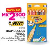 Bic Kids Tropicolour Pencil-Each