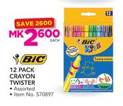 Bic Crayon Twister-12 Per Pack