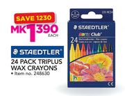 Staedtler Triplus Wax Crayons-24 Per Pack