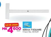 NS 600mm T-Square-Each