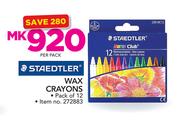 Staedtler Wax Crayons-Per Pack
