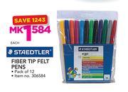Staedtler Fiber Tip Felt Pens-Each