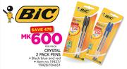 Bic Crystal Pens-2 Per Pack